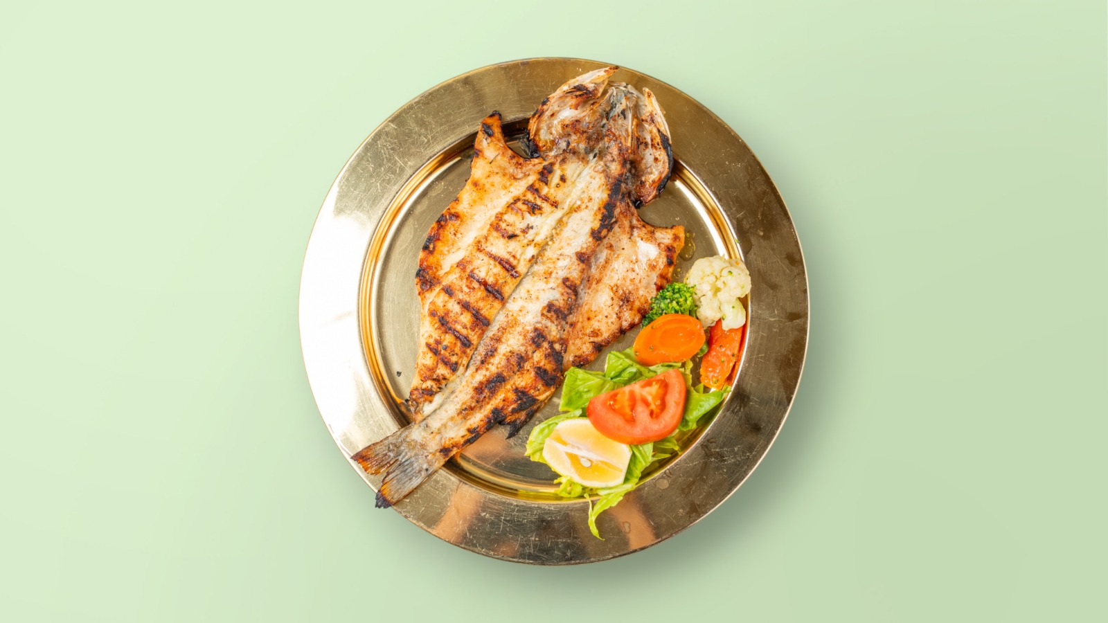 LEVREK ZGARE I HAPUR / Grilled Open Bass